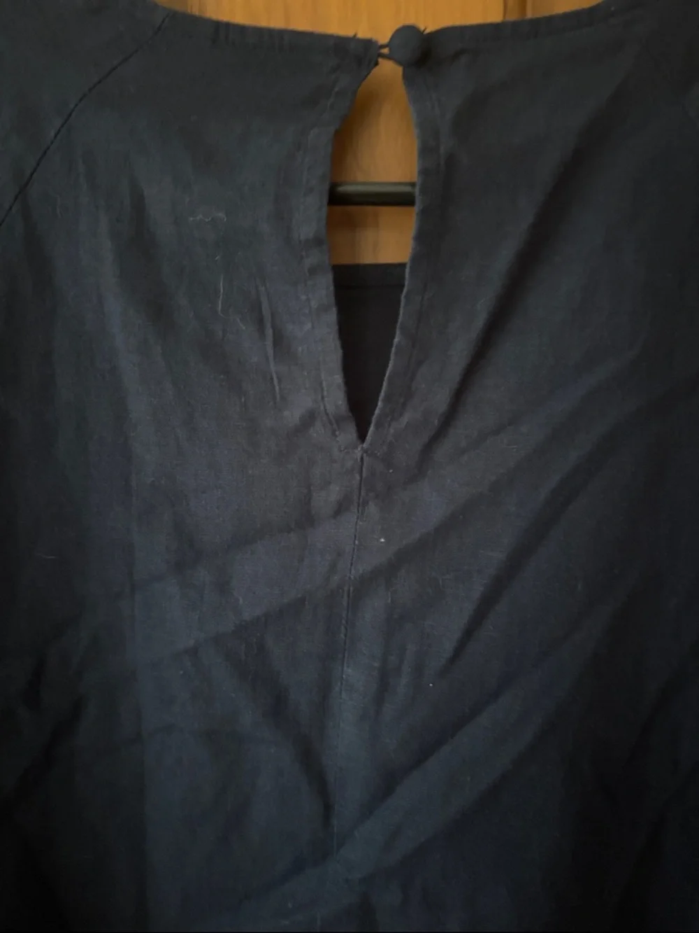 NWT Banana Republic Navy Drawstring Hem Short Sleeve Crop Top - Picture 4 of 7